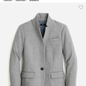 NET Gray Women's Regent Blazer JCrew